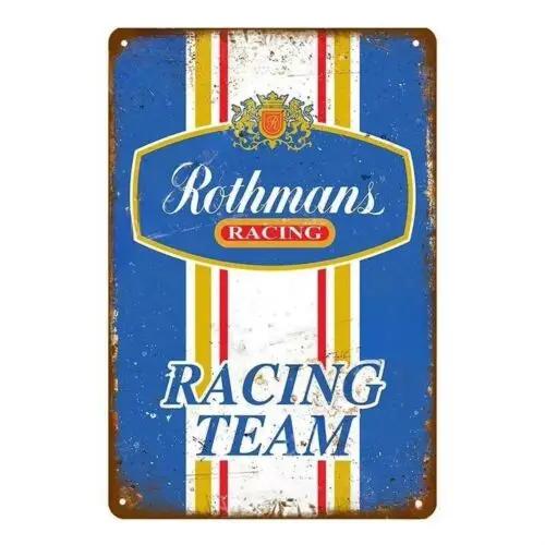 Rothmans Racing Team Vintage Tin Sign Man Cave Decor Retro Wall Art 20x30cm(7.8x11.8inch)
Rothmans Racing Team Vintage Tin Sign Man Cave Decor Retro Wall Art 20x30cm(7.8x11.8inch)
