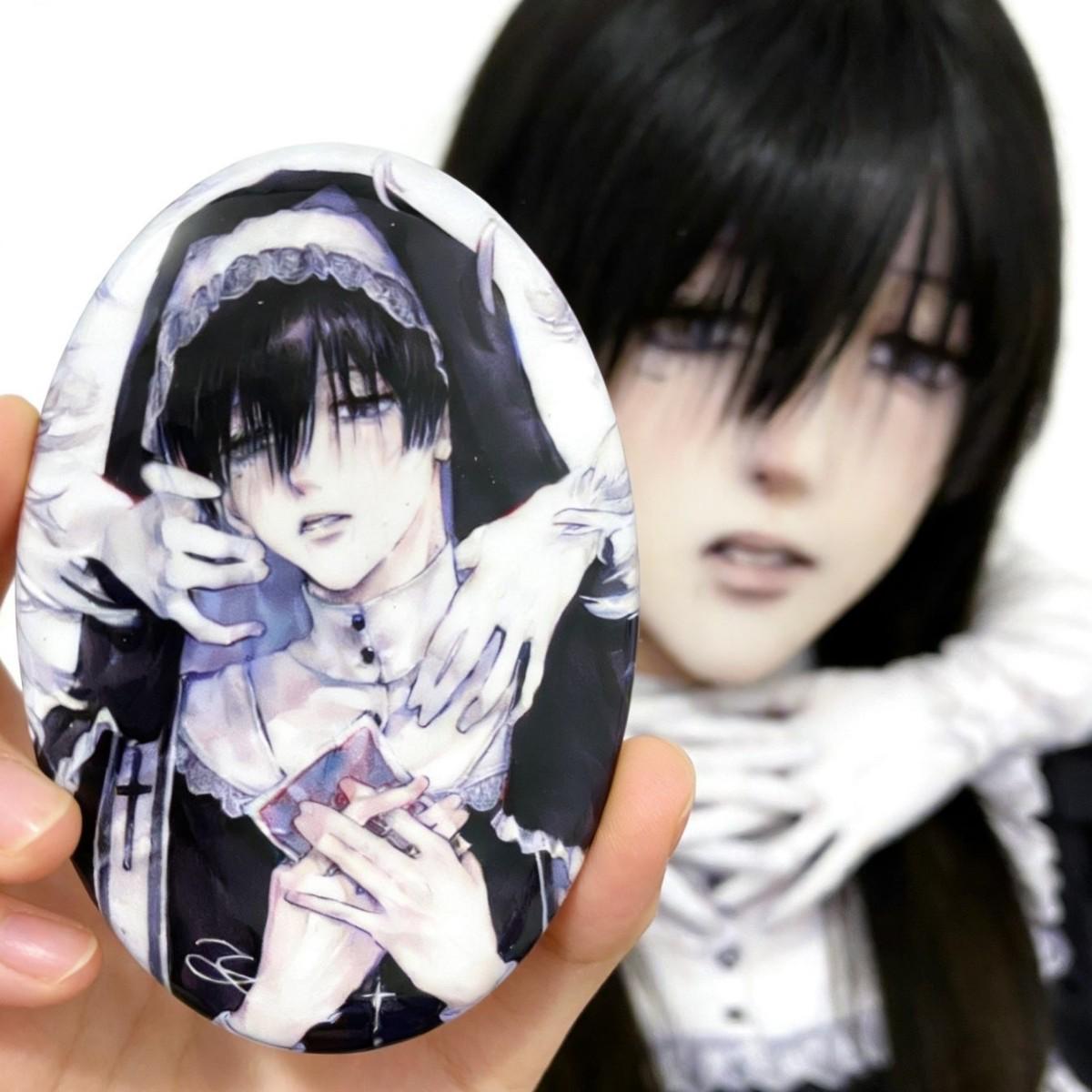 Tsujinaka Yoshiki Light & Death Summer Oval Badge Brooch 6.4 x 4.4 cm
Tsujinaka Yoshiki Light & Death Summer Oval Badge Brooch 6.4 x 4.4 cm