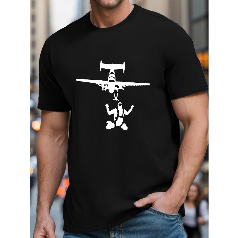 European sizes Men s parachuting graphic T-Shirt - parachutist & parachute landing design - Lightweight Crew Neck Short Sleeve S чёрный
European sizes Men s parachuting graphic T-Shirt - parachutist & parachute landing design - Lightweight Crew Neck Short Sleeve S чёрный