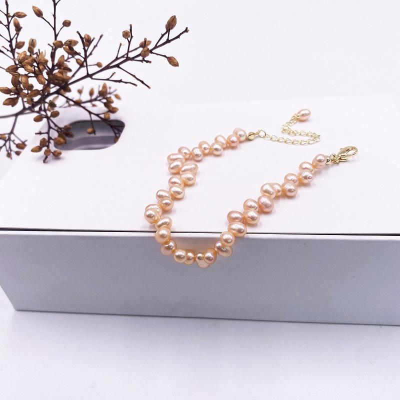 Dongdaemun simple collarbone chain retro baroque style petal-shaped freshwater pearl necklace same bracelet women
Dongdaemun simple collarbone chain retro baroque style petal-shaped freshwater pearl necklace same bracelet women