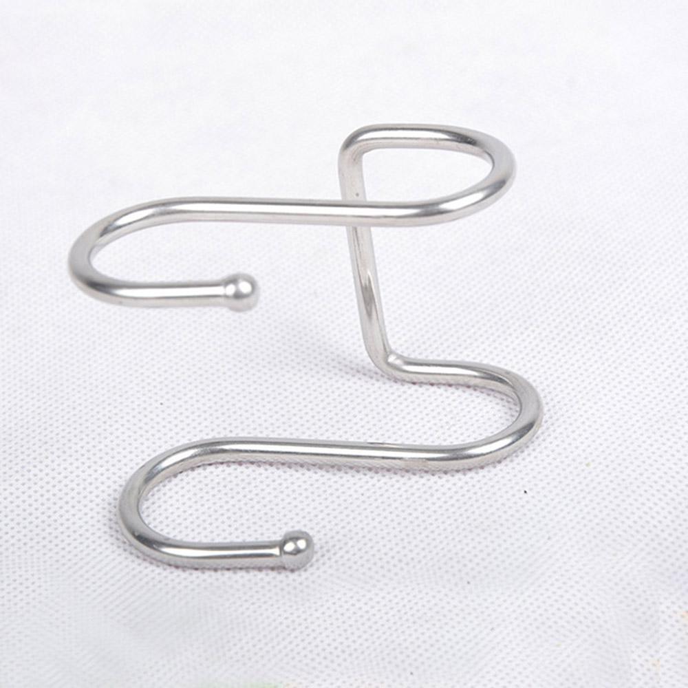 Hanger Wall Door Bathroom Double S Shape Stainless Steel Rack Storage Hook Hanger Organizer
Hanger Wall Door Bathroom Double S Shape Stainless Steel Rack Storage Hook Hanger Organizer