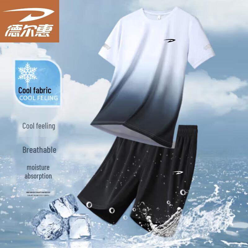 Deerway Men s Summer Ice-feel T-shirt & Shorts Set 4XL
Deerway Men s Summer Ice-feel T-shirt & Shorts Set 4XL