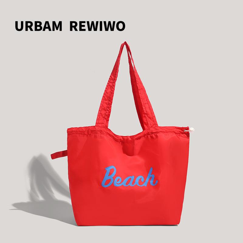 Summer Lazy Wind Drawstring Canvas Bag Korean Tote Bag Tote Bag Large Capacity Shoulder Bag
Summer Lazy Wind Drawstring Canvas Bag Korean Tote Bag Tote Bag Large Capacity Shoulder Bag