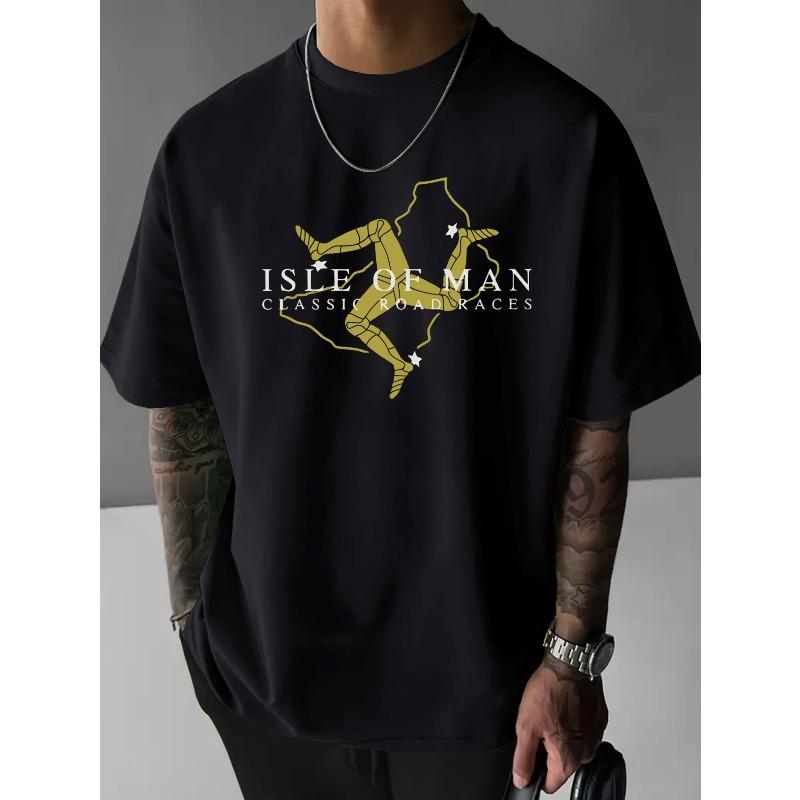 European sizes New Men s Trendy Loose-Fit Crew Neck T-Shirt, Casual Daily Cool Short Sleeve with Classic Road Race Letter Graphic Print, Comfortable XL чорний
European sizes New Men s Trendy Loose-Fit Crew Neck T-Shirt, Casual Daily Cool Short Sleeve with Classic Road Race Letter Graphic Print, Comfortable XL чорний