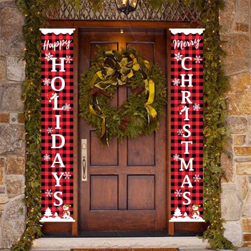 Christmas Decorations Lattice Door Curtain Pull Flag Door Hang Party Atmosphere Layout Couplet Pull Flag snowman
Christmas Decorations Lattice Door Curtain Pull Flag Door Hang Party Atmosphere Layout Couplet Pull Flag snowman