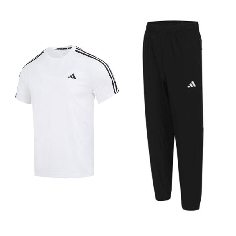 Adidas High Street Minimalist Striped Logo Print Crew Neck Short Sleeve T-Shirt And Long Pants Casual Sports Set Men Sets IB8151+IT5457 S
Adidas High Street Minimalist Striped Logo Print Crew Neck Short Sleeve T-Shirt And Long Pants Casual Sports Set Men Sets IB8151+IT5457 S