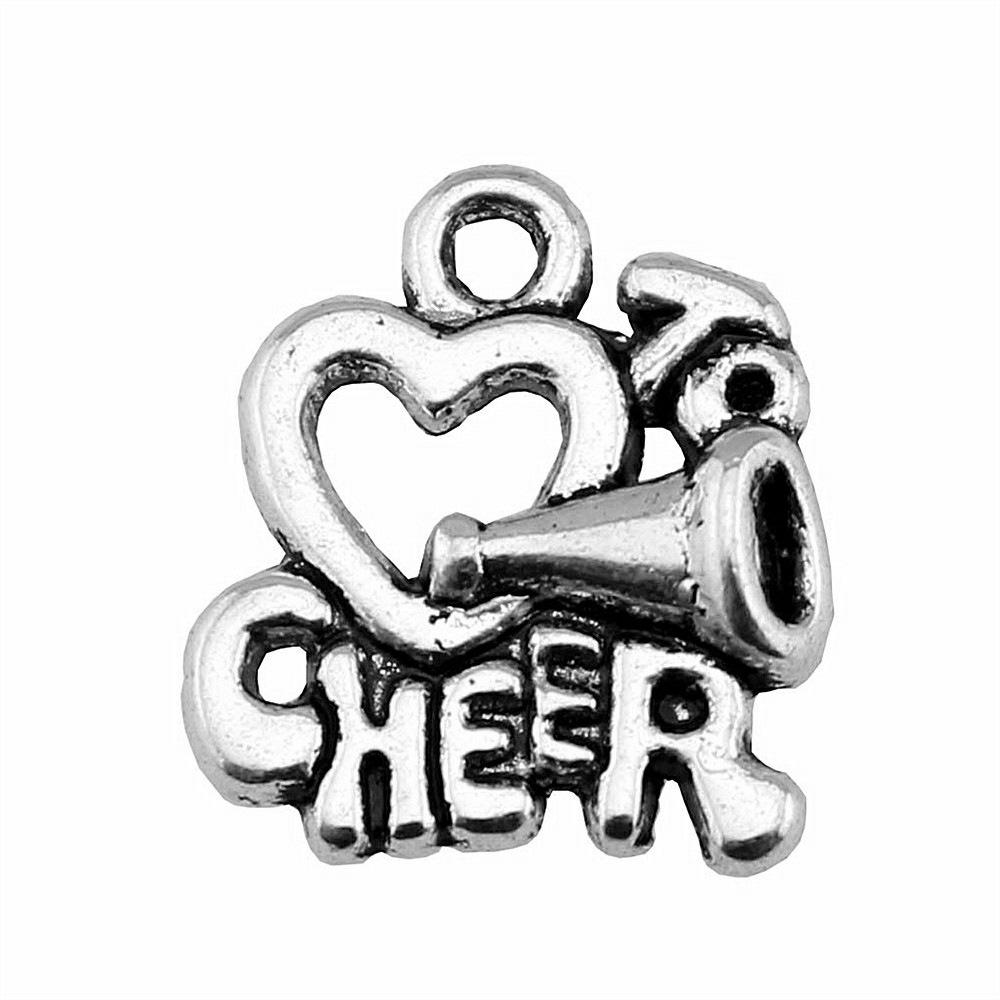 50 шт. 17x16 мм, подвески на ведущую тему, металлические подвески Love Cheer для подарков болельщикам
50 шт. 17x16 мм, подвески на ведущую тему, металлические подвески Love Cheer для подарков болельщикам