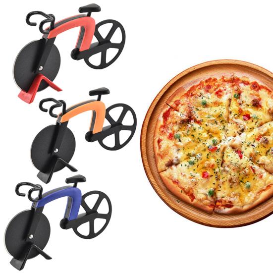 Слайсер для пиццы, антидеформированный, экономичный из нержавеющей стали, простой круглый резак в форме велосипеда для ресторана 
Слайсер для пиццы, антидеформированный, экономичный из нержавеющей стали, простой круглый резак в форме велосипеда для ресторана