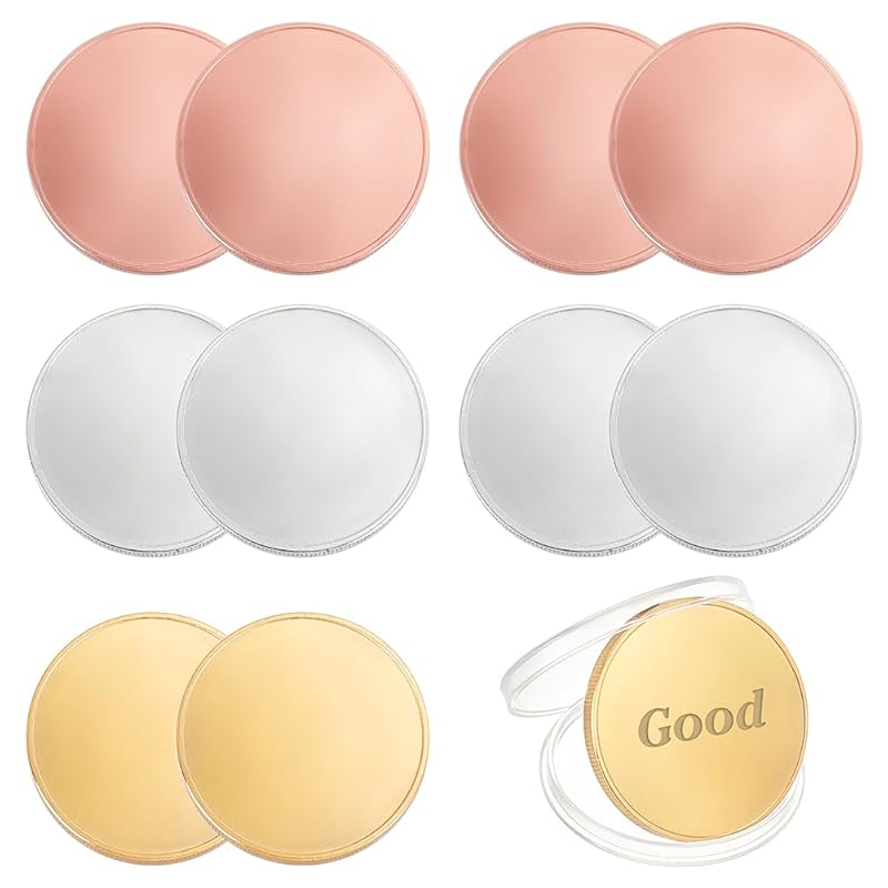 PH PandaHall blank coin 12 sheets, three colors 40/45mm coin capsule metal seal DIY birthday gift metal travel craft collection jewelry making round
PH PandaHall blank coin 12 sheets, three colors 40/45mm coin capsule metal seal DIY birthday gift metal travel craft collection jewelry making round