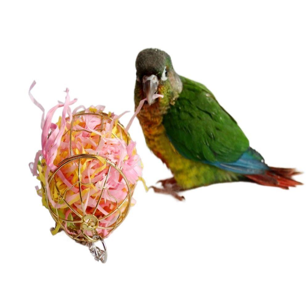 Large Capacity Iron Decoration With Chain Feeder Rack Bird Feeding Basket Wire Cage Bird Feeder золотий
Large Capacity Iron Decoration With Chain Feeder Rack Bird Feeding Basket Wire Cage Bird Feeder золотий