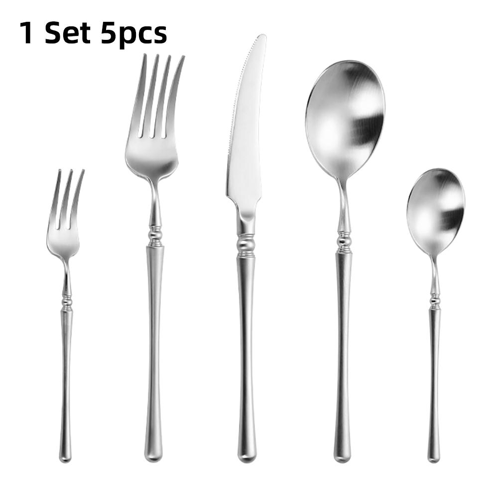 Набор столовых приборов Western из нержавеющей стали, зеркальный нож, вилка, ложка, золотая посуда, серебряная столовая посуда, матовые элегантные столовые приборы, 5 шт., 10 шт.
Набор столовых приборов Western из нержавеющей стали, зеркальный нож, вилка, ложка, золотая посуда, серебряная столовая посуда, матовые элегантные столовые приборы, 5 шт., 10 шт.