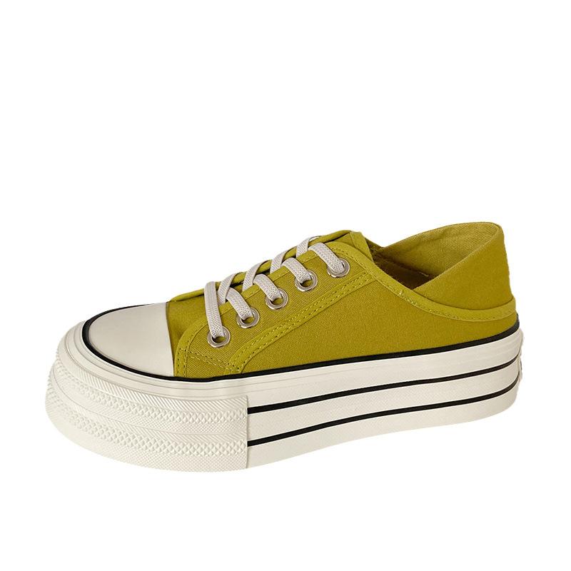 HY-1257 free pair of shoelaces/thick-soled round head two pairs of elastic band white shoes women s summer thin versatile canvas shoes 40 лимонно-жовтий колір
HY-1257 free pair of shoelaces/thick-soled round head two pairs of elastic band white shoes women s summer thin versatile canvas shoes 40 лимонно-жовтий колір