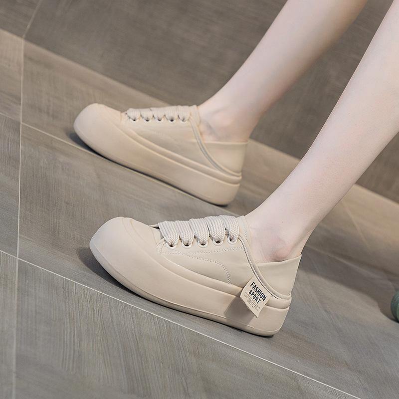Big head white shoes bread shoes women s shoes sports and leisure versatile board shoes round head single shoes 35
Big head white shoes bread shoes women s shoes sports and leisure versatile board shoes round head single shoes 35