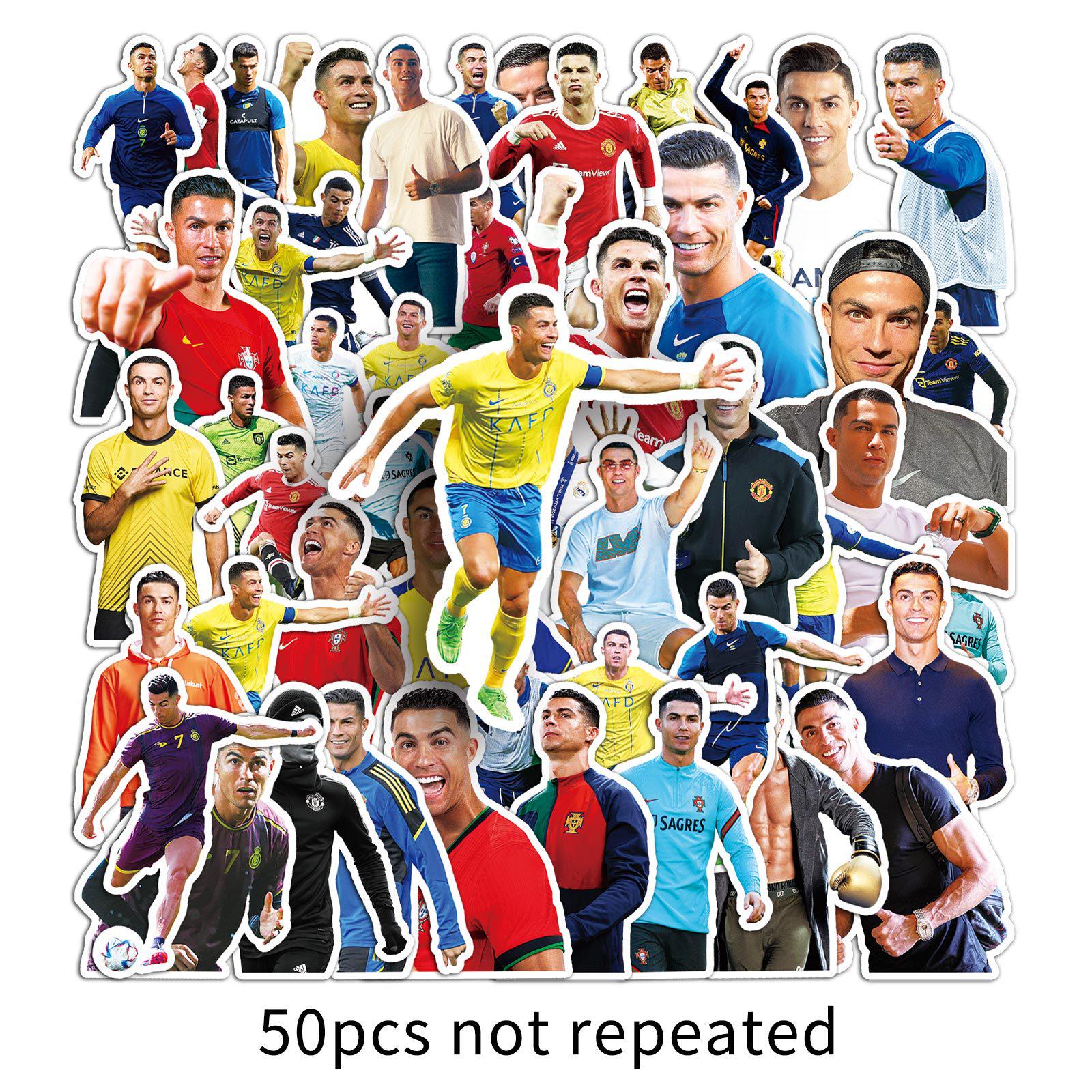 Cristiano Ronaldo Stickers - 50 Waterproof Decorative Stickers for Thermos Cups and Notebooks
Cristiano Ronaldo Stickers - 50 Waterproof Decorative Stickers for Thermos Cups and Notebooks