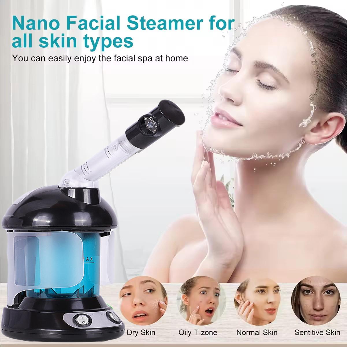 Professional Humidifier Facial Steamer Skin Face Spray Care Tool Vapozone Nanomister Nebulizer Cleaning Vaporizer Steam Machine
Professional Humidifier Facial Steamer Skin Face Spray Care Tool Vapozone Nanomister Nebulizer Cleaning Vaporizer Steam Machine