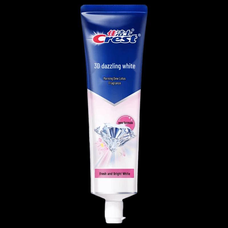 Crest 3D White Anti-Cavity Fresh Breath Toothpaste, Morning Dew Lotus Scent, 2x120g
Crest 3D White Anti-Cavity Fresh Breath Toothpaste, Morning Dew Lotus Scent, 2x120g