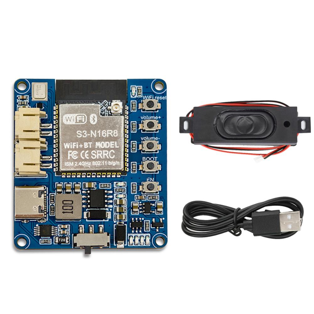 DeepSeek XiaoZhi AI Chat Module with TP5400, INMP441,MAX98357,PIR,Built-in CH340X,1-click burn,ESP32-S3 Voice Development Board
DeepSeek XiaoZhi AI Chat Module with TP5400, INMP441,MAX98357,PIR,Built-in CH340X,1-click burn,ESP32-S3 Voice Development Board