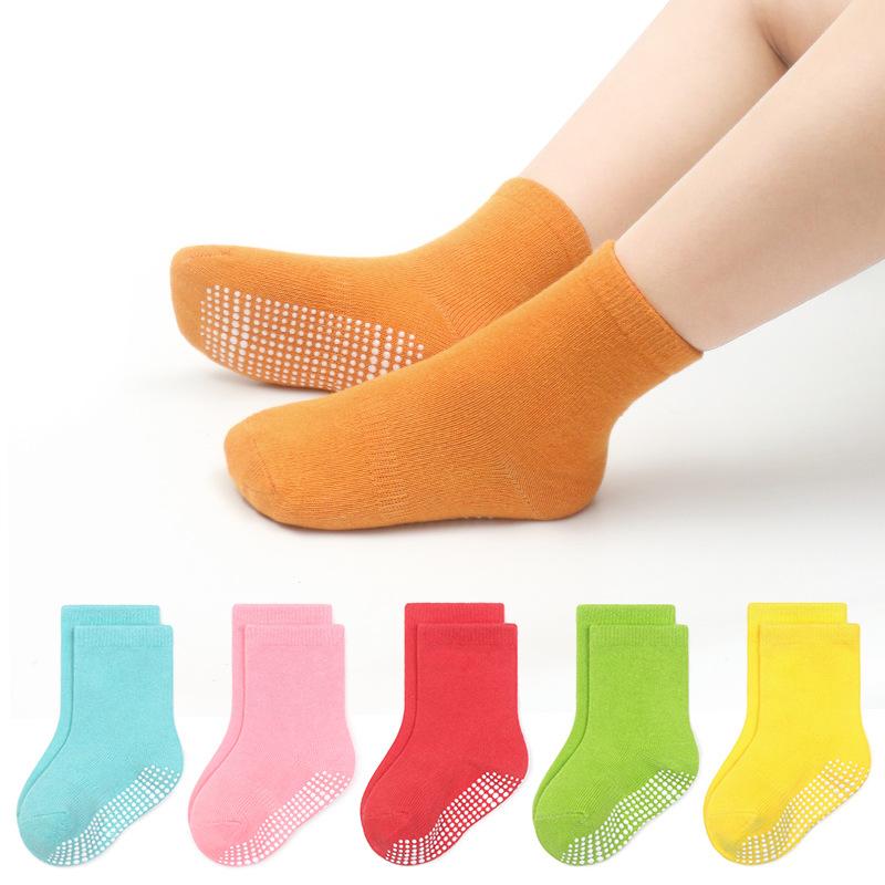 New Kids Anti-Slip Socks Solid Cotton Non-Slip Gripper Baby Indoor Play Socks Breathable Toddler Floor Socks S(0-1 Years Old)
New Kids Anti-Slip Socks Solid Cotton Non-Slip Gripper Baby Indoor Play Socks Breathable Toddler Floor Socks S(0-1 Years Old)