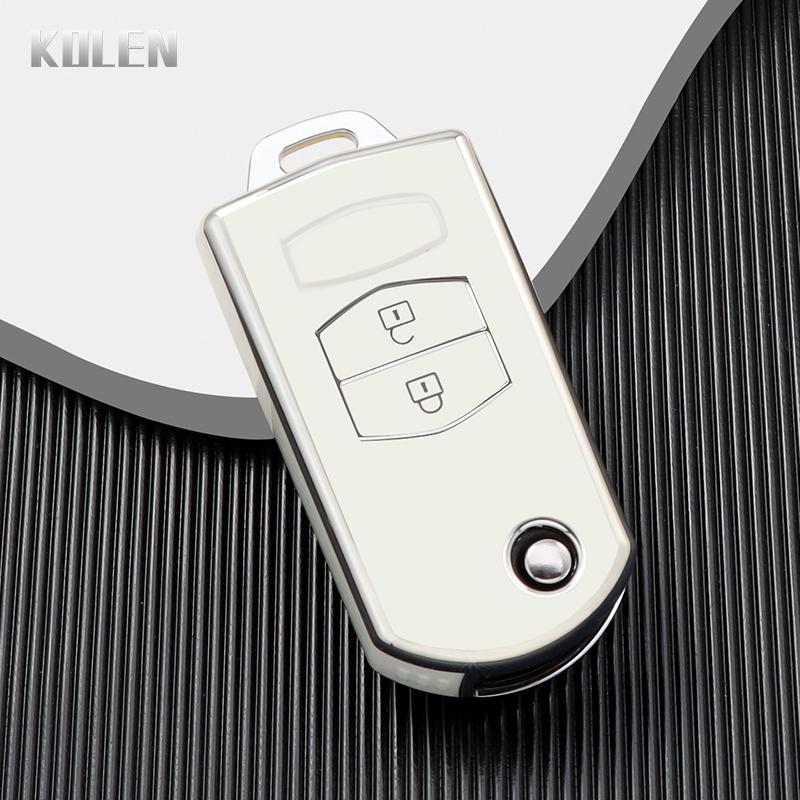 New Tpu Car Flip Key Case Cover Shell Fob For Mazda 2 3 5 6 Cx7 Cx9 Rx8 Mx5 M6 Key Protector Holder Keyless Accessories Keychain
New Tpu Car Flip Key Case Cover Shell Fob For Mazda 2 3 5 6 Cx7 Cx9 Rx8 Mx5 M6 Key Protector Holder Keyless Accessories Keychain