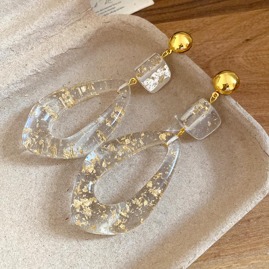 Silver Needle Resin Water Drop Pendant Earrings Personality Design Sense Fashion Exquisite Temperament Earrings Niche Premium Earrings
Silver Needle Resin Water Drop Pendant Earrings Personality Design Sense Fashion Exquisite Temperament Earrings Niche Premium Earrings