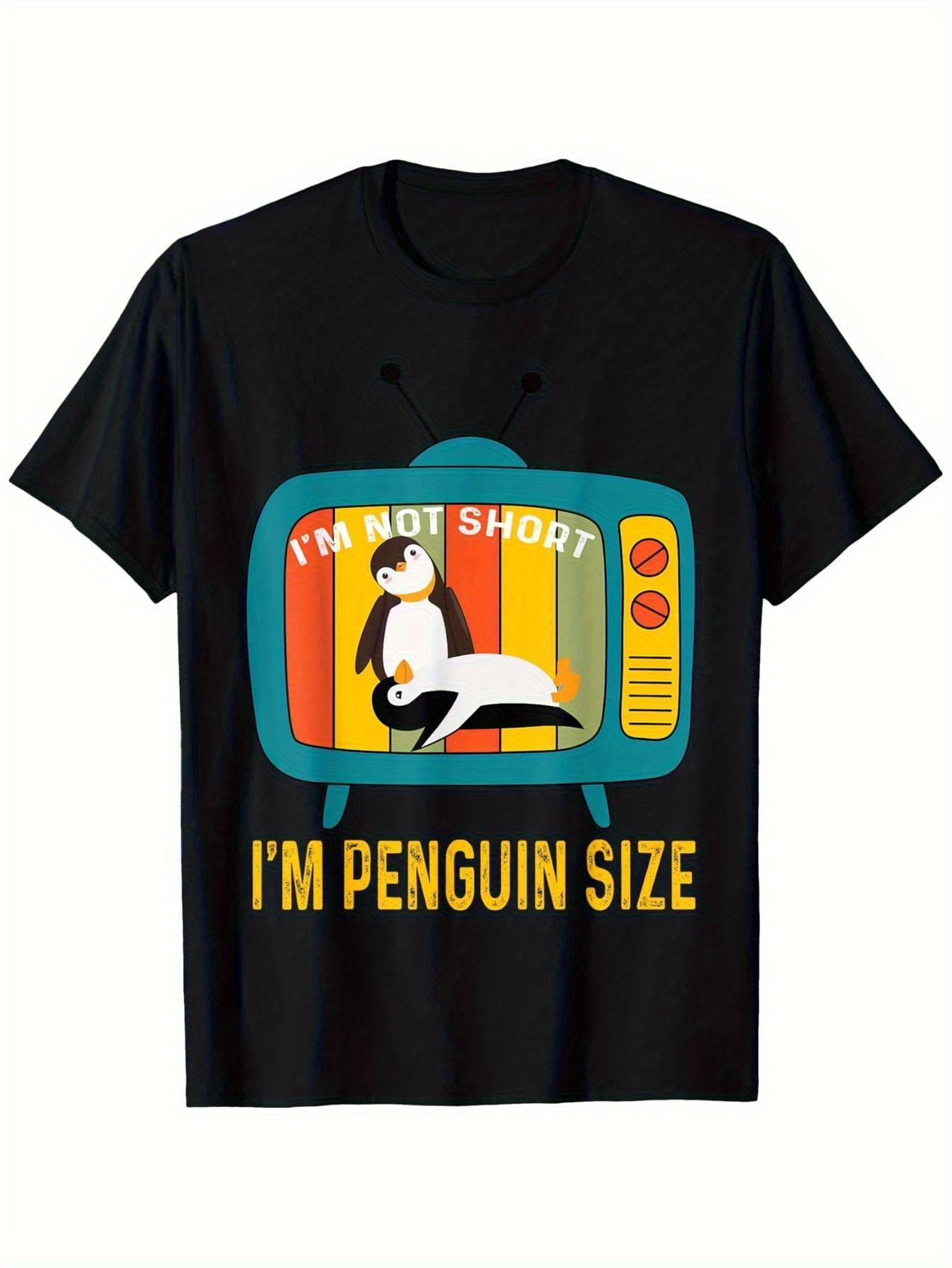 Creative Penguin TV Pattern Women TShirt Short Sleeve Round Neck Summer Top Casual for Women TShirt Clothing 4XL
Creative Penguin TV Pattern Women TShirt Short Sleeve Round Neck Summer Top Casual for Women TShirt Clothing 4XL