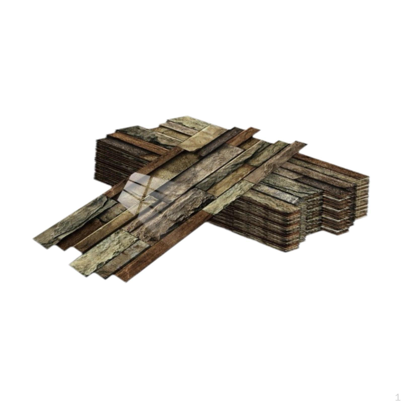 48 Pieces Self Adhesion Wallpaper 3D Effect Blocks B
48 Pieces Self Adhesion Wallpaper 3D Effect Blocks B