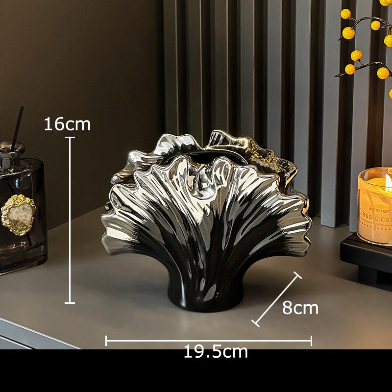 Silver Plated Shells Statue Desk Decoration Flower Arrangement Ornaments Creative Shells Ceramic Sculpture Room Aesthetic Decor
Silver Plated Shells Statue Desk Decoration Flower Arrangement Ornaments Creative Shells Ceramic Sculpture Room Aesthetic Decor