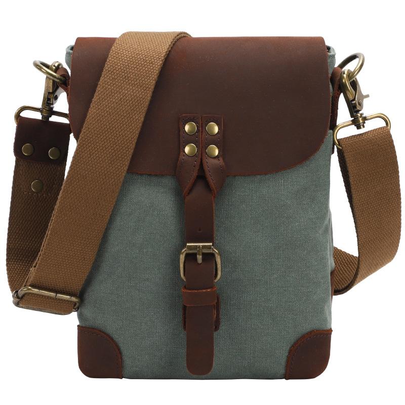 Origin Men s casual canvas satchel shoulder diagonal span bag Outdoor portable messenger bag Versatile messenger 8inch
Origin Men s casual canvas satchel shoulder diagonal span bag Outdoor portable messenger bag Versatile messenger 8inch