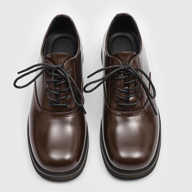 Мужские черные кожаные туфли с квадратным носком - Высококлассный британский стиль, Формальные, Толстая подошва, Увеличивающие рост, Низкие, Идеальны для поездок на работу или для жениха на свадьбе. Default Option
Мужские черные кожаные туфли с квадратным носком - Высококлассный британский стиль, Формальные, Толстая подошва, Увеличивающие рост, Низкие, Идеальны для поездок на работу или для жениха на свадьбе. Default Option