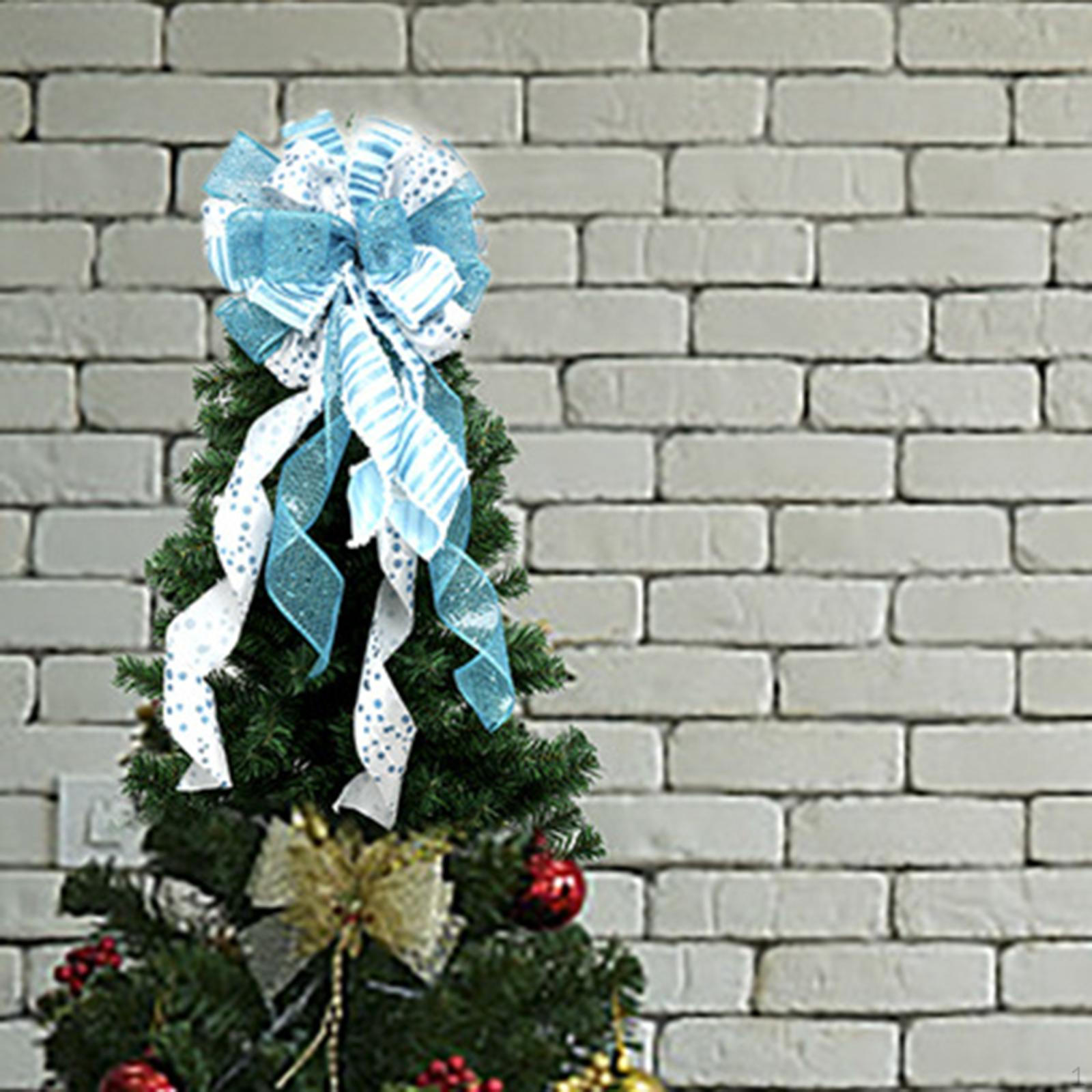 Бант для верхушки елки, многоразовое украшение для использования в помещении и на улице Style A
Бант для верхушки елки, многоразовое украшение для использования в помещении и на улице Style A