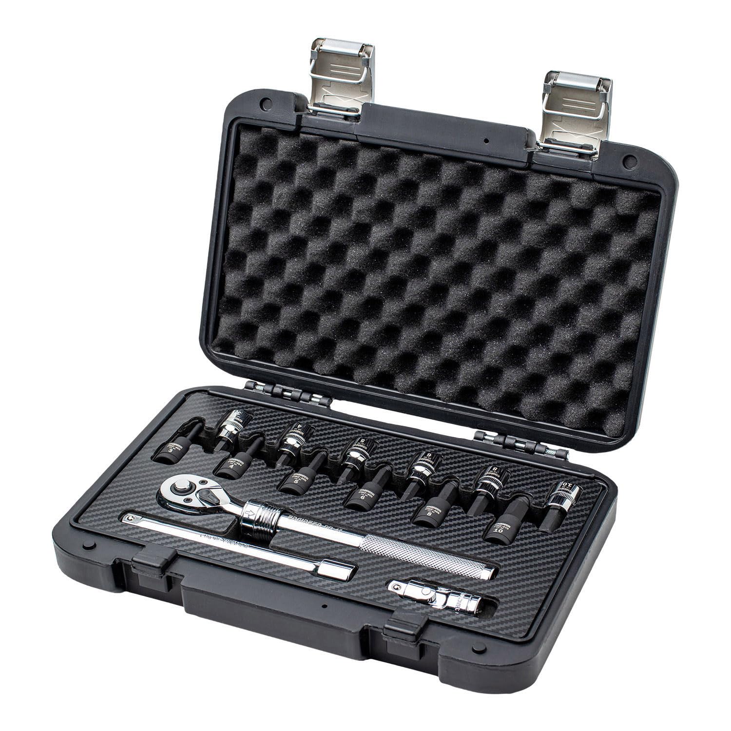 Engineer Screwless for socket head cap allows you to remove stripped hex socket head bolts without Q-Set 16-piece set, 3.0-10.0mm screws, hammering.
Engineer Screwless for socket head cap allows you to remove stripped hex socket head bolts without Q-Set 16-piece set, 3.0-10.0mm screws, hammering.