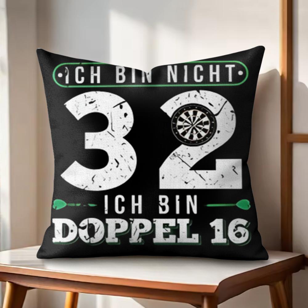 Funny ICH BIN BULLSEYE Cushion Cover Natural Linen Organic Fabric DoubleSided Printing Couch Pillow Covers Home Decor 30x30cm
Funny ICH BIN BULLSEYE Cushion Cover Natural Linen Organic Fabric DoubleSided Printing Couch Pillow Covers Home Decor 30x30cm