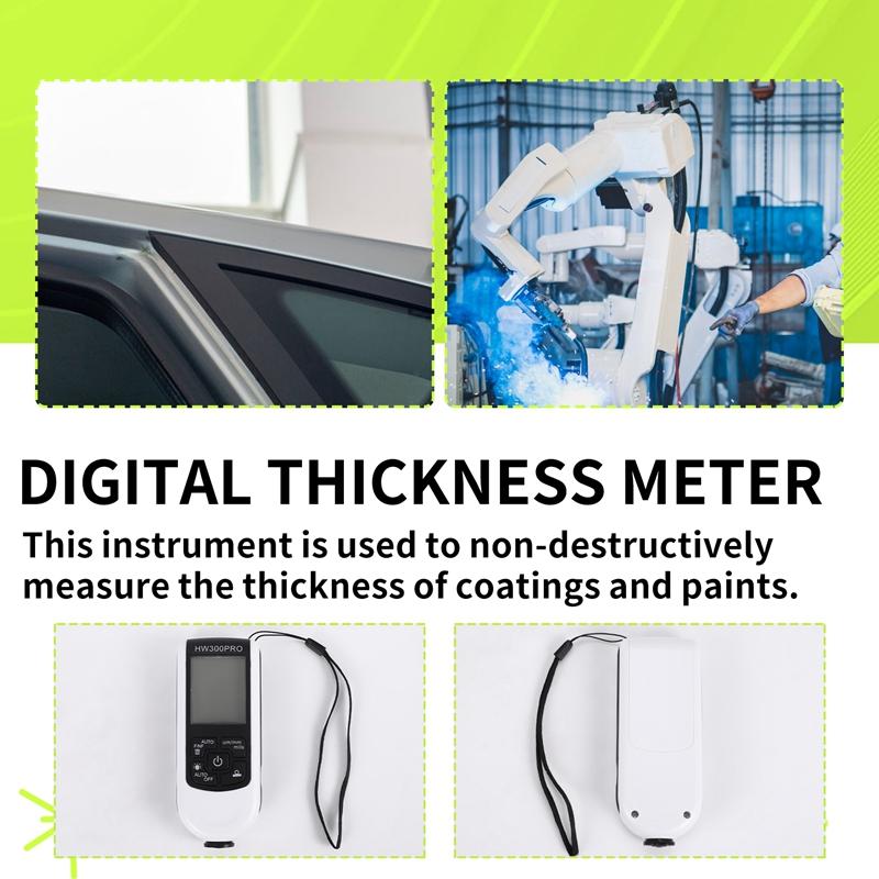 MALL Digital Backlight LCD Film Thickness Meter Car Paint Thickness Tester Coating Thickness Gauge Measuring Tool чёрный
MALL Digital Backlight LCD Film Thickness Meter Car Paint Thickness Tester Coating Thickness Gauge Measuring Tool чёрный