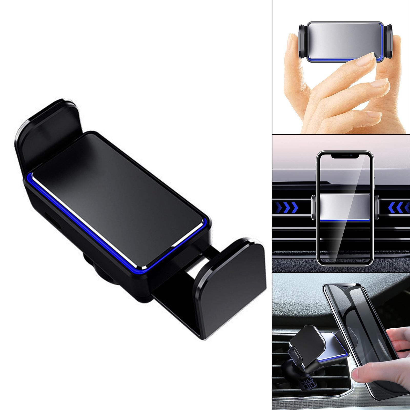 Vent Phone Mount Adjustable Handsfree Stable Mini Stand Cradle Clip Holder for XR Android чорний
Vent Phone Mount Adjustable Handsfree Stable Mini Stand Cradle Clip Holder for XR Android чорний