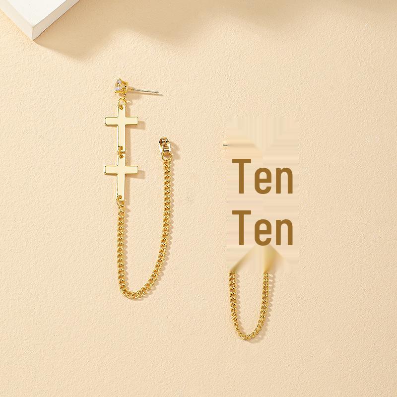Trendy Tassel Cross Stud Earrings for Women - Niche Fashion with a Cool, Elegant Style
Trendy Tassel Cross Stud Earrings for Women - Niche Fashion with a Cool, Elegant Style