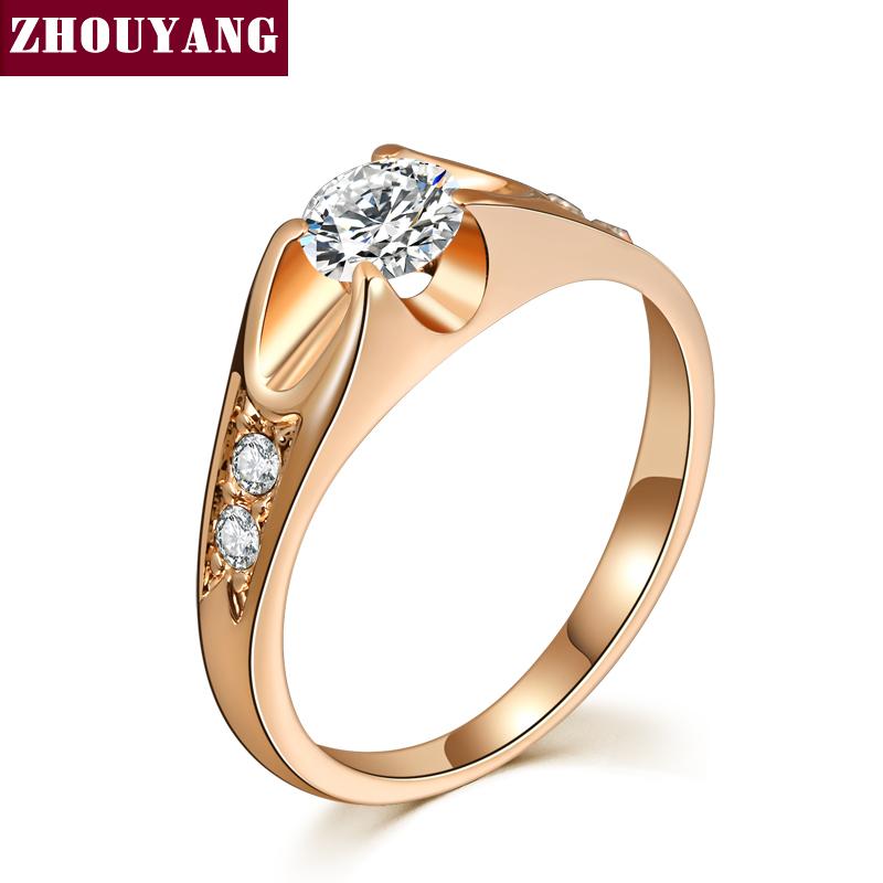 ZHOUYANG Wedding Ring For Women Classic Cubic Zirconia Rose Gold Color Fashion Jewelry Lover Rings Austrian Crystal ZYR249 5.5
ZHOUYANG Wedding Ring For Women Classic Cubic Zirconia Rose Gold Color Fashion Jewelry Lover Rings Austrian Crystal ZYR249 5.5