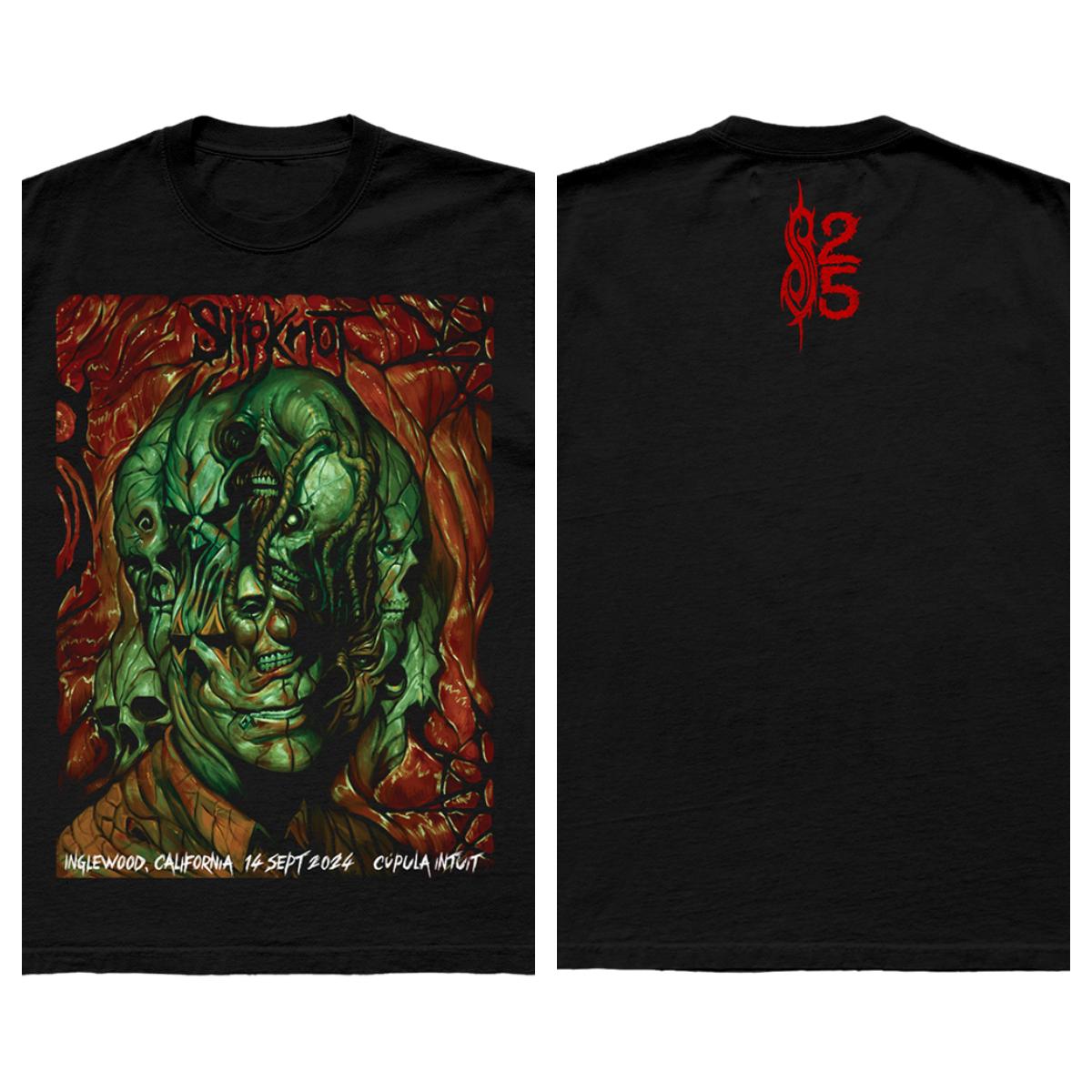 Slipknot 25th Anniversary 2024 Ridgefield Tour Skull Glitch Double-Sided Vintage T-Shirt, Unisex Nu-Metal Fan Streetwear Tee, 100% Cotton Casual XXXL зелений
Slipknot 25th Anniversary 2024 Ridgefield Tour Skull Glitch Double-Sided Vintage T-Shirt, Unisex Nu-Metal Fan Streetwear Tee, 100% Cotton Casual XXXL зелений