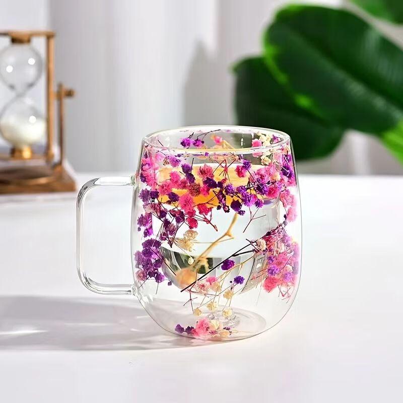 Shangqi Double-Wall Glass Coffee and Tea Mug with Handle
Shangqi Double-Wall Glass Coffee and Tea Mug with Handle