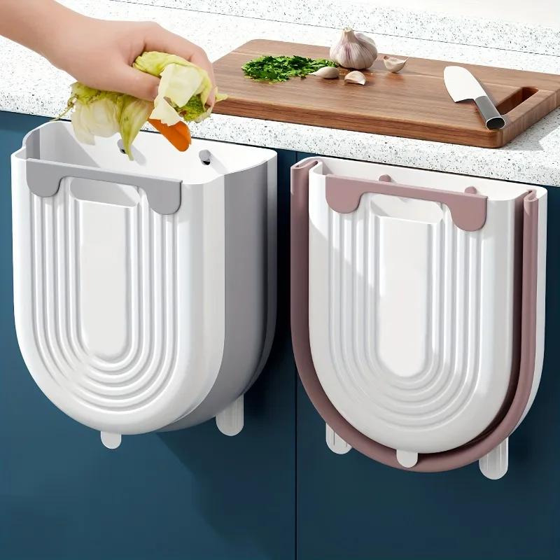 S/L Kitchen Folding Hanging Trash Can Home Bathroom Cabinet Wall Mounted Trash Can Kitchen Accessories DROPSHIPPING
S/L Kitchen Folding Hanging Trash Can Home Bathroom Cabinet Wall Mounted Trash Can Kitchen Accessories DROPSHIPPING