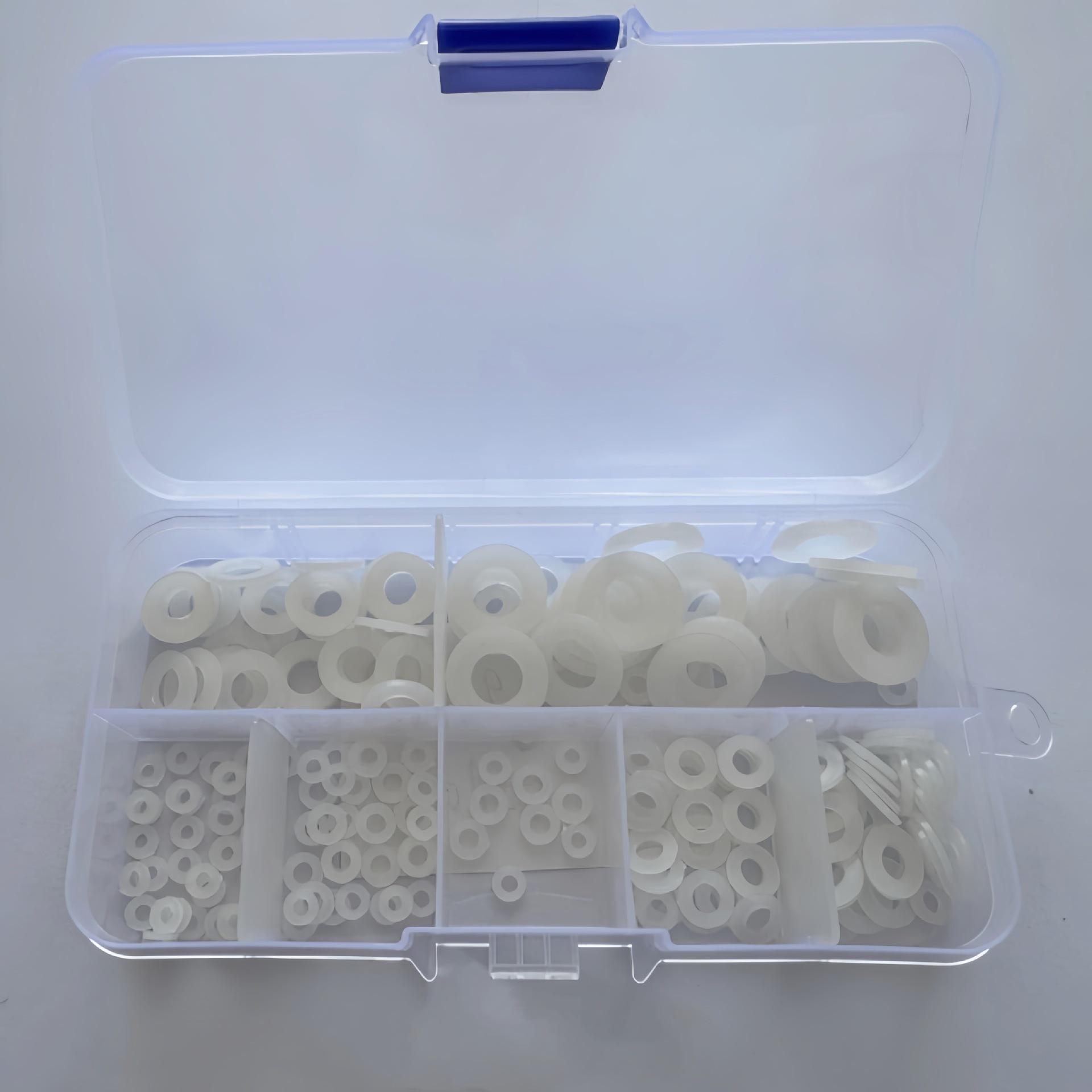 210-Piece Black Nylon Insulating Washer Set білий
210-Piece Black Nylon Insulating Washer Set білий