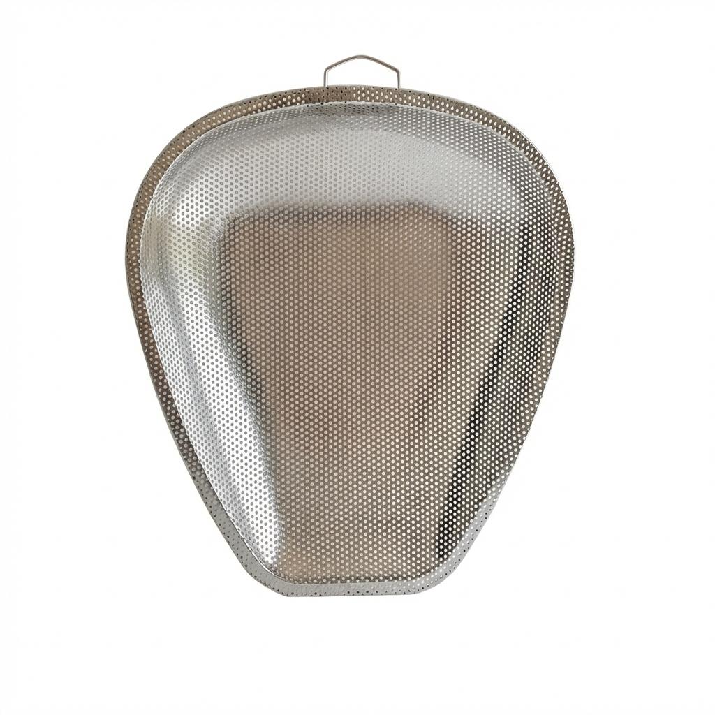Stainless Steel Colander With Fine Drainage Holes For Kitchen Vegetable Washing And Rice Sieving
Stainless Steel Colander With Fine Drainage Holes For Kitchen Vegetable Washing And Rice Sieving