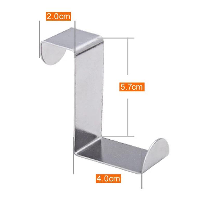 Нержавеющая сталь Перфорация не требуется Z-образный Крючок через дверь для пальто и шляп
Нержавеющая сталь Перфорация не требуется Z-образный Крючок через дверь для пальто и шляп