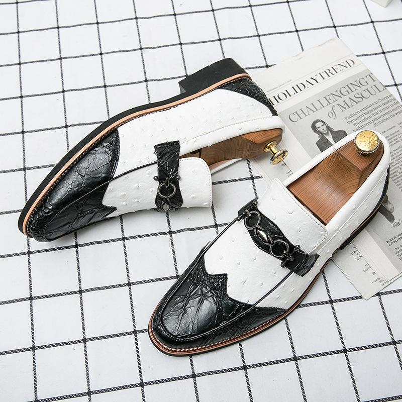 Men s casual leather shoes crocodile pattern fashion platform wedding shoes men s young British style business dress men s shoes 38
Men s casual leather shoes crocodile pattern fashion platform wedding shoes men s young British style business dress men s shoes 38