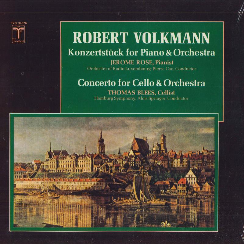 LP Record ROBERT VOLKMANN JEROME ROSE ORCHE Konzertstuck For Piano Orchestra TVS34576 TURNABOUT 1975 US Classical Used
LP Record ROBERT VOLKMANN JEROME ROSE ORCHE Konzertstuck For Piano Orchestra TVS34576 TURNABOUT 1975 US Classical Used