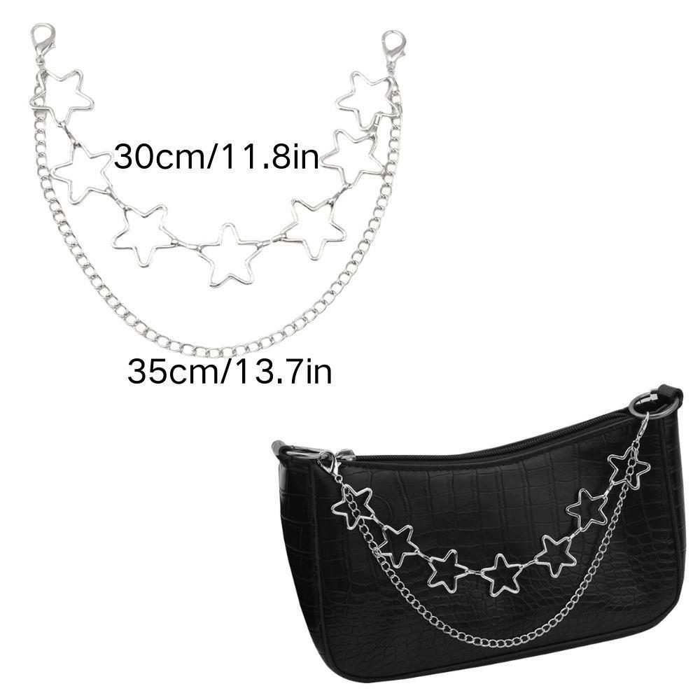 Hot Multi-layer Silver Metal Bag Chains Fashion DIY Shoulder Bag Chain Straps Replacement Women Jeans Chain With Lobster Buckle
Hot Multi-layer Silver Metal Bag Chains Fashion DIY Shoulder Bag Chain Straps Replacement Women Jeans Chain With Lobster Buckle