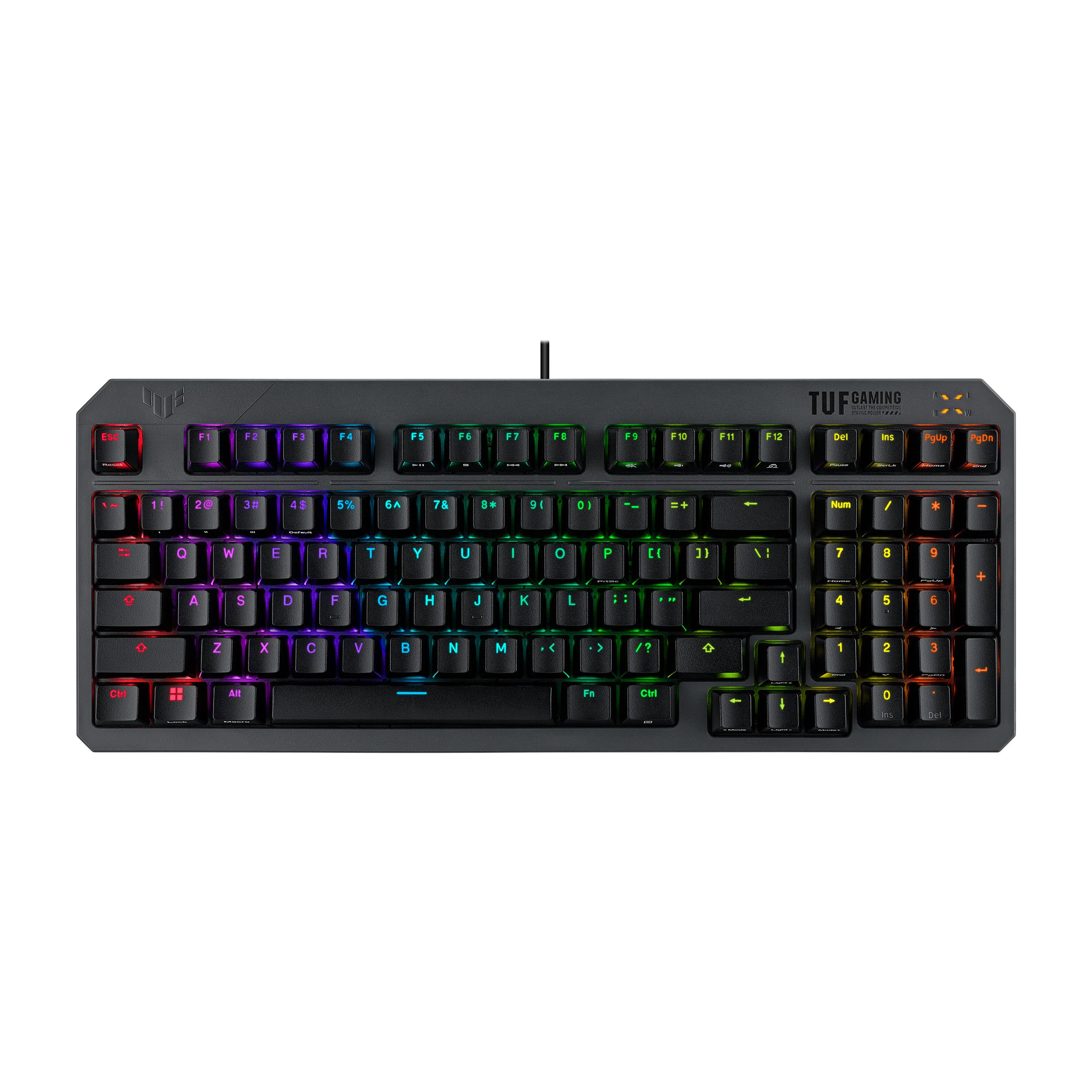 Ігрова клавіатура ASUS TUF K3 Gen II Американська розкладка RGB Механічна ігрова клавіатура Комбіновані мультимедійні клавіші Перехід USB Верхня кришка з алюмінієвого сплаву
Ігрова клавіатура ASUS TUF K3 Gen II Американська розкладка RGB Механічна ігрова клавіатура Комбіновані мультимедійні клавіші Перехід USB Верхня кришка з алюмінієвого сплаву