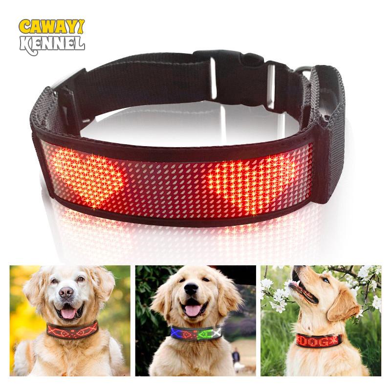 CAWAYI KENNEL ошейник со светодиодным дисплеем для собак, цифровой интерактивный прокруточный светильник, светодиодный ошейник для собак, управляемый через приложение, регулируемые ошейники
CAWAYI KENNEL ошейник со светодиодным дисплеем для собак, цифровой интерактивный прокруточный светильник, светодиодный ошейник для собак, управляемый через приложение, регулируемые ошейники