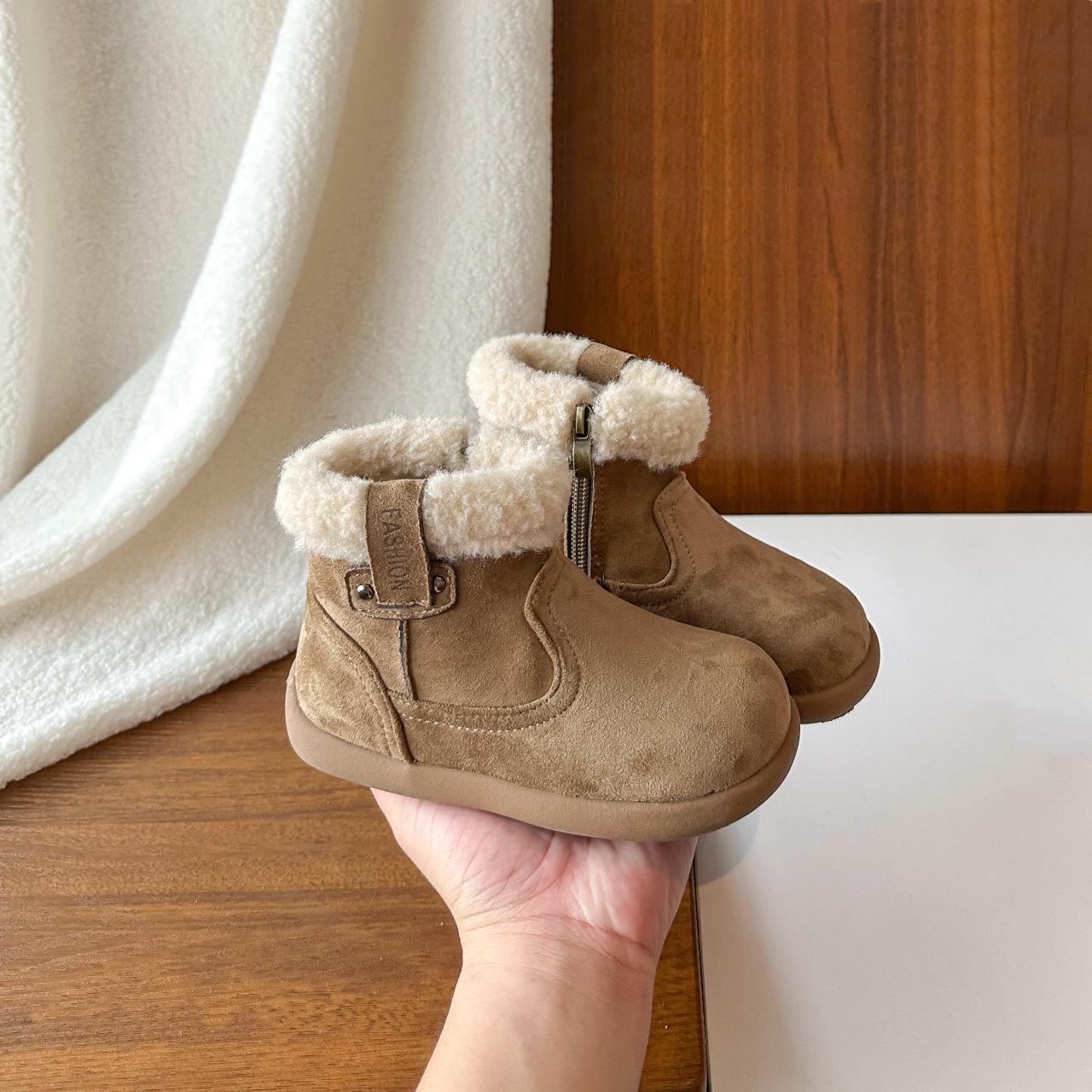 2025 Winter Girls Snow Boots - Plush Velvet, Thick Cotton, Baby & Child Style 24 хакі
2025 Winter Girls Snow Boots - Plush Velvet, Thick Cotton, Baby & Child Style 24 хакі