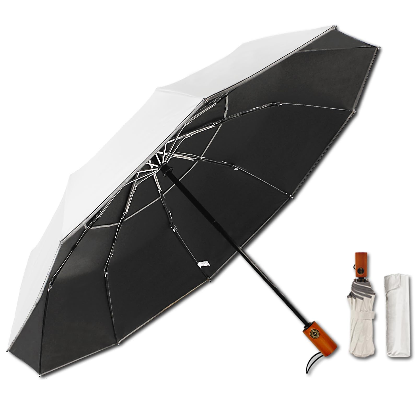 Зонт складной Satol для солнечных и дождливых дней 10 Двухслойный Складной Автоматическое Открытие и Полное Складывание Большой Деревянный Ветрозащитный и Водоотталкивающий Дождливый
Зонт складной Satol для солнечных и дождливых дней 10 Двухслойный Складной Автоматическое Открытие и Полное Складывание Большой Деревянный Ветрозащитный и Водоотталкивающий Дождливый