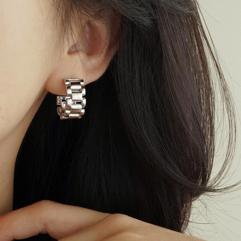 Huitan Dainty Watch Chain Earrings for Women Copper Color/Gold Color Fashionable Female Earrings Simple Stylish Zircon Dropship
Huitan Dainty Watch Chain Earrings for Women Copper Color/Gold Color Fashionable Female Earrings Simple Stylish Zircon Dropship